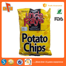 Printing empty food grade aluminum foil potato chips bag packaging